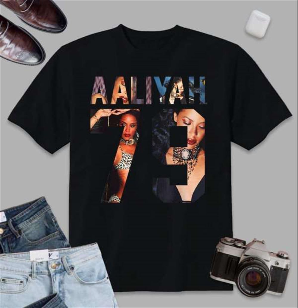 Aaliyah Photos 79 Graphic T-shirt Size Up To 5xl