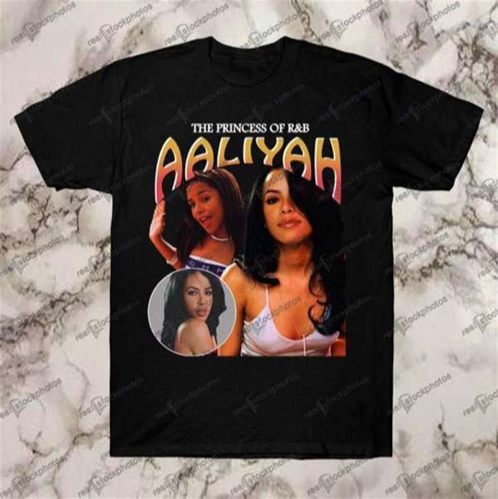 Aaliyah The Princess Of Rnb T Shirt Merch Music Size Up To 5xl