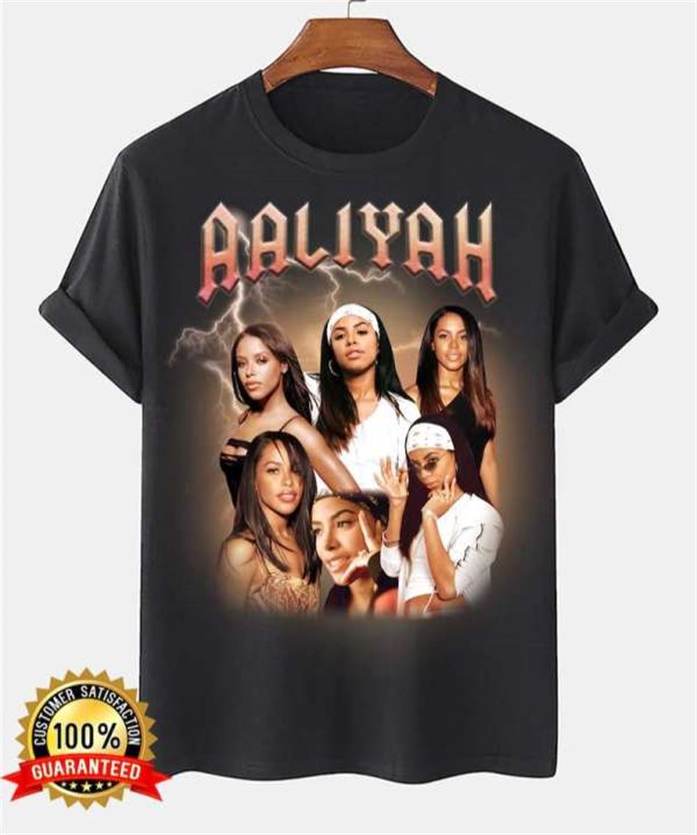 Aaliyah Vintage T Shirt Merch Music Singer Size Up To 5xl