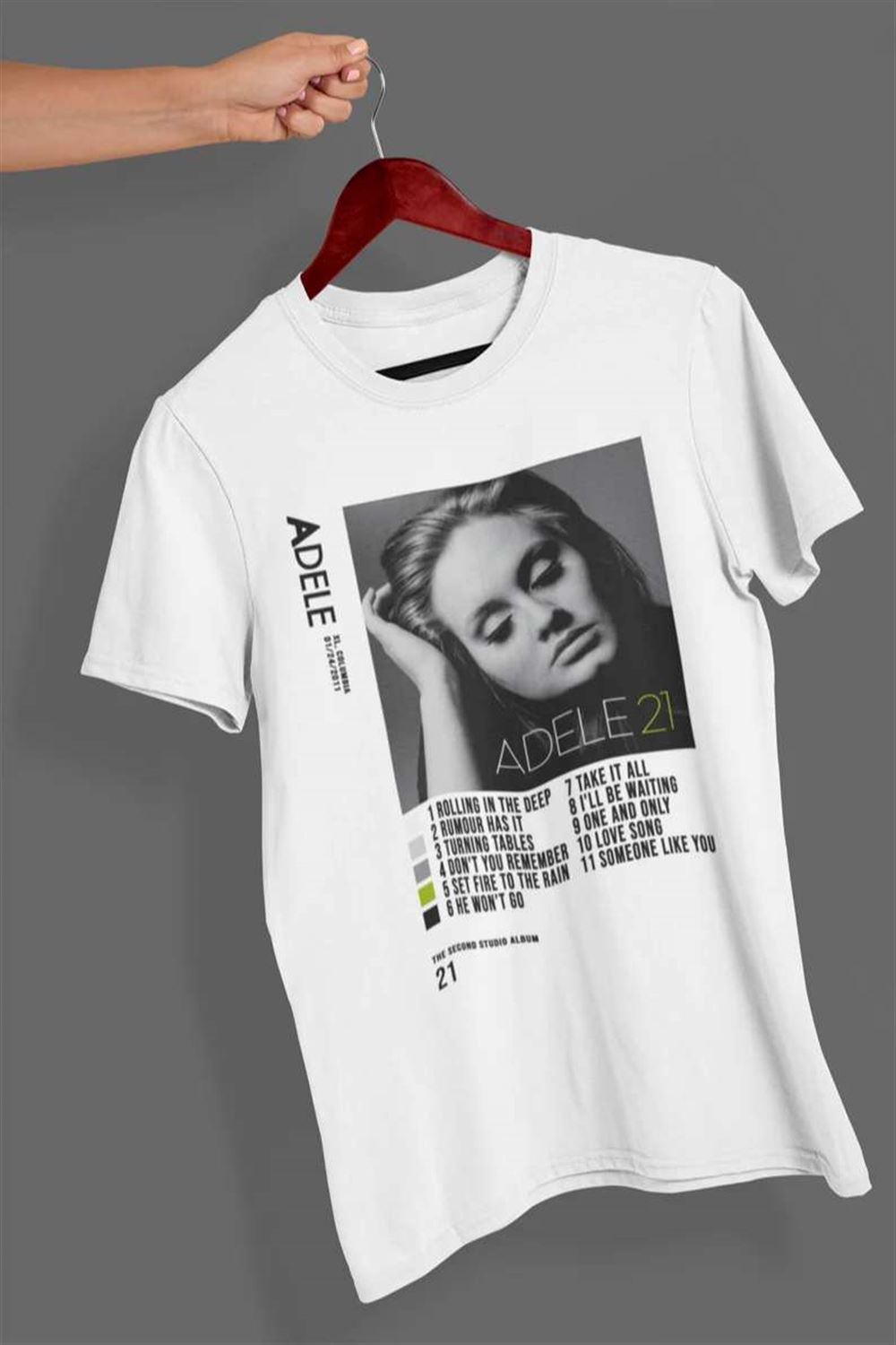 Adele 21 Singer Unisex T Shirt Music Size Up To 5xl