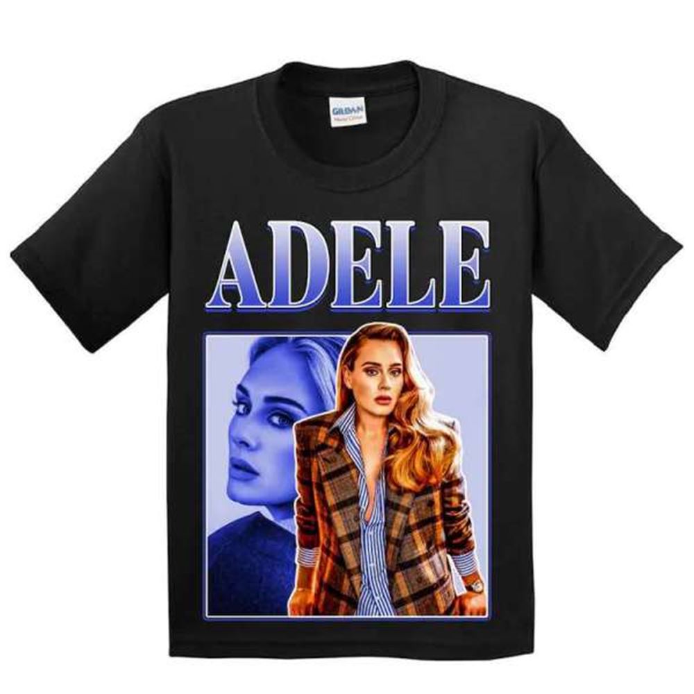 Adele Singer Vintage Unisex Graphic T Shirt Size Up To 5xl