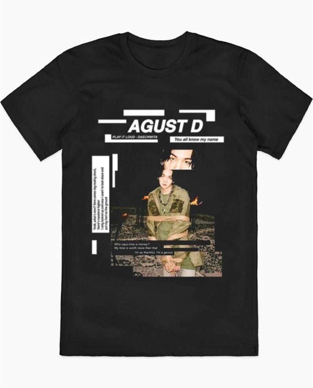 Agust D Daechwita T Shirt-trungten-880z5 Size Up To 5xl