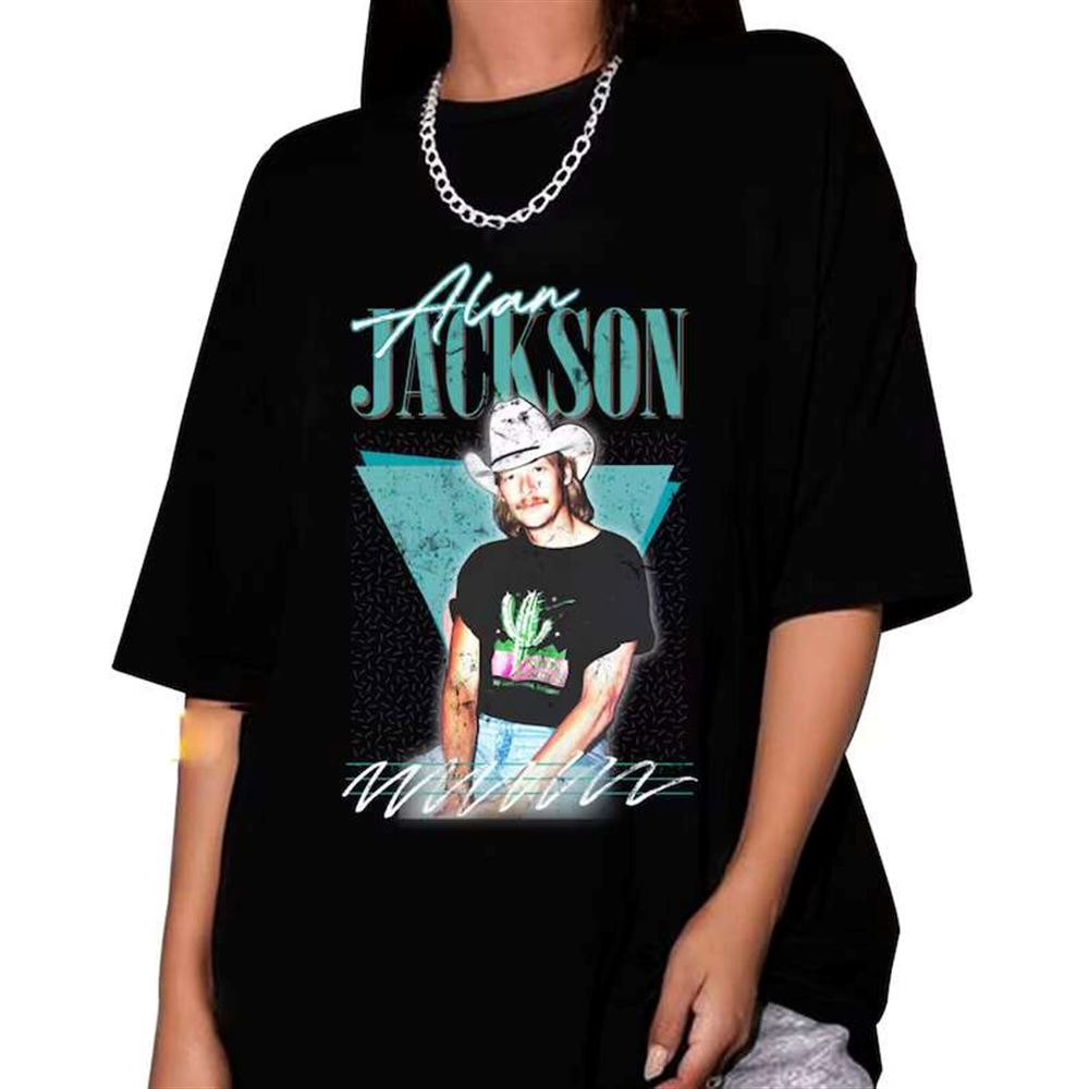 Alan Jackson Singer Vintage T-shirt Size Up To 5xl