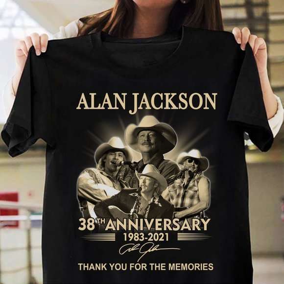 Alan Jackson T Shirt Music Singer Merch Size Up To 5xl