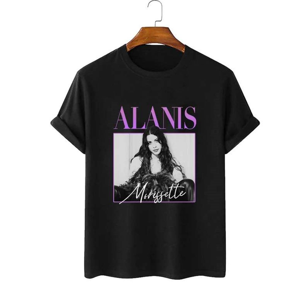 Alanis Morissette Singer T-shirt Music Tour Size Up To 5xl