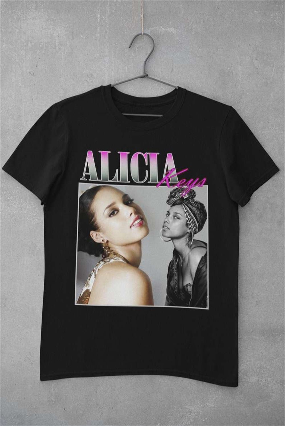 Alicia Keys T Shirt Music Singer Size Up To 5xl