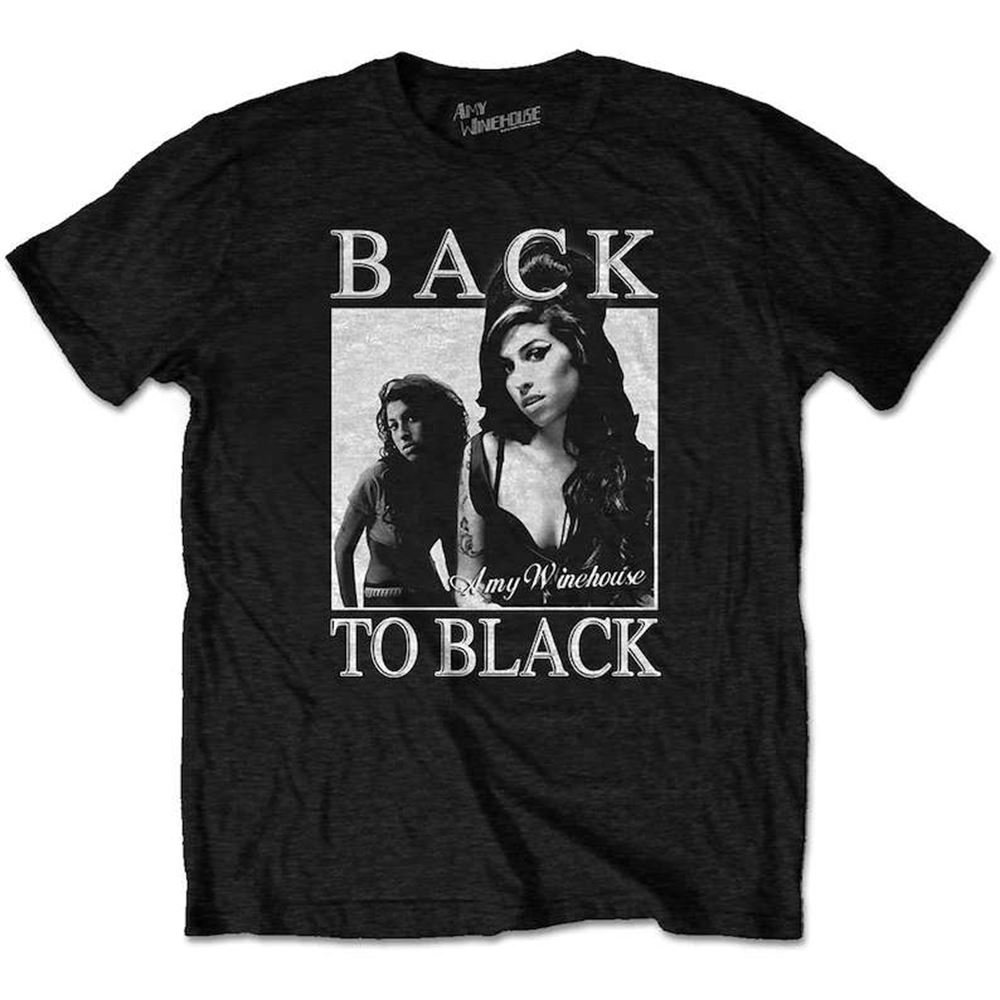 Amy Winehouse Singer Back To Black Unisex T Shirt Size Up To 5xl