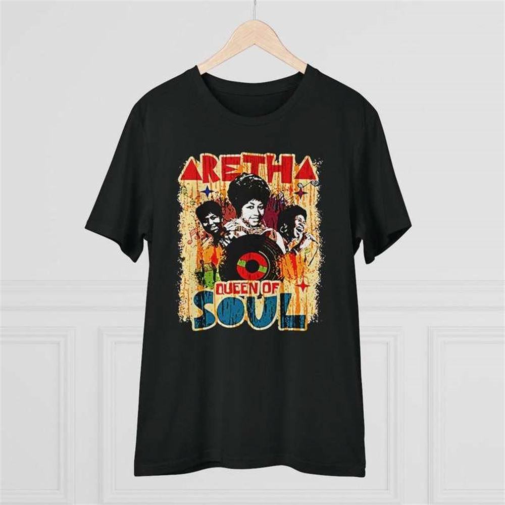 Aretha Franklin T Shirt Queen Of Soul Merch Music Singer Size Up To 5xl