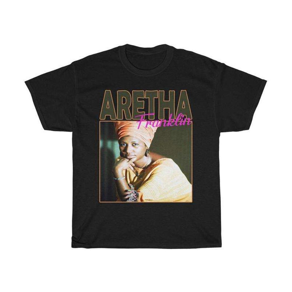 Aretha Franklin Vintage Retro Classic Unisex T Shirt Size Up To 5xl