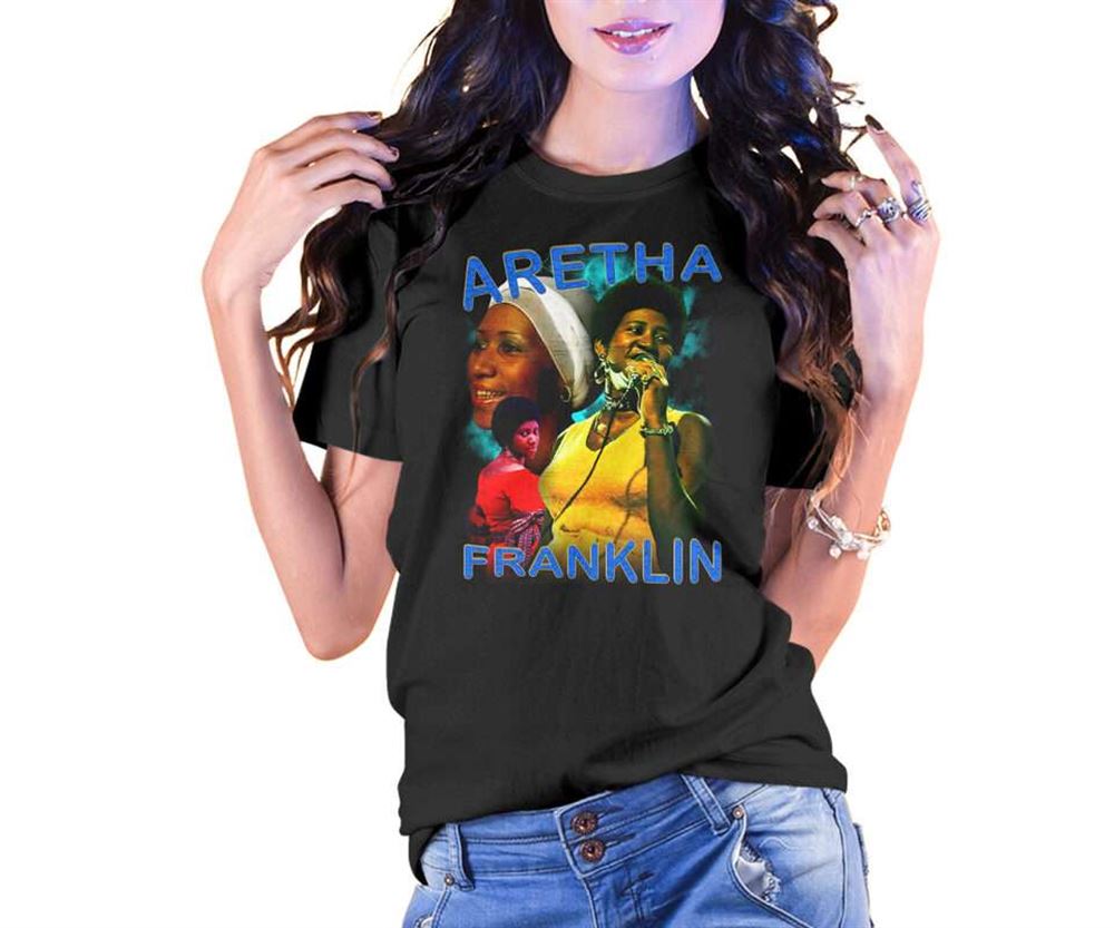 Aretha Franklin Vintage Unisex T Shirt Size Up To 5xl