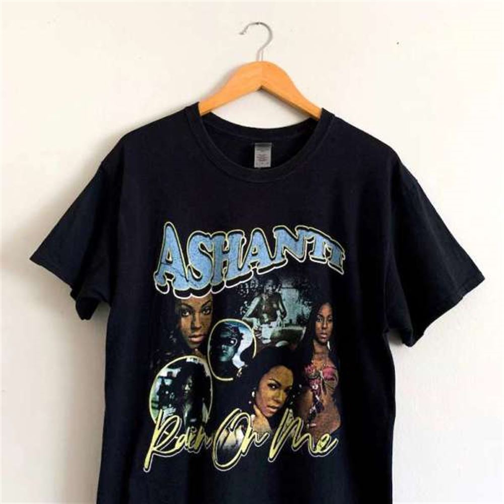 Ashanti Vintage Style Rain On Me T Shirt Merch Music Singer Size Up To 5xl