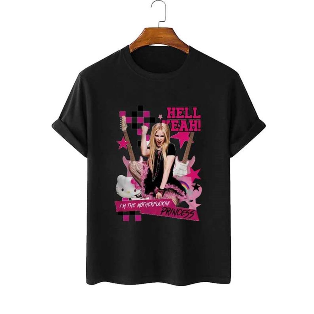 Avril Lavigne Girlfriend Im The Motherfuckin Princess T-shirt Size Up To 5xl