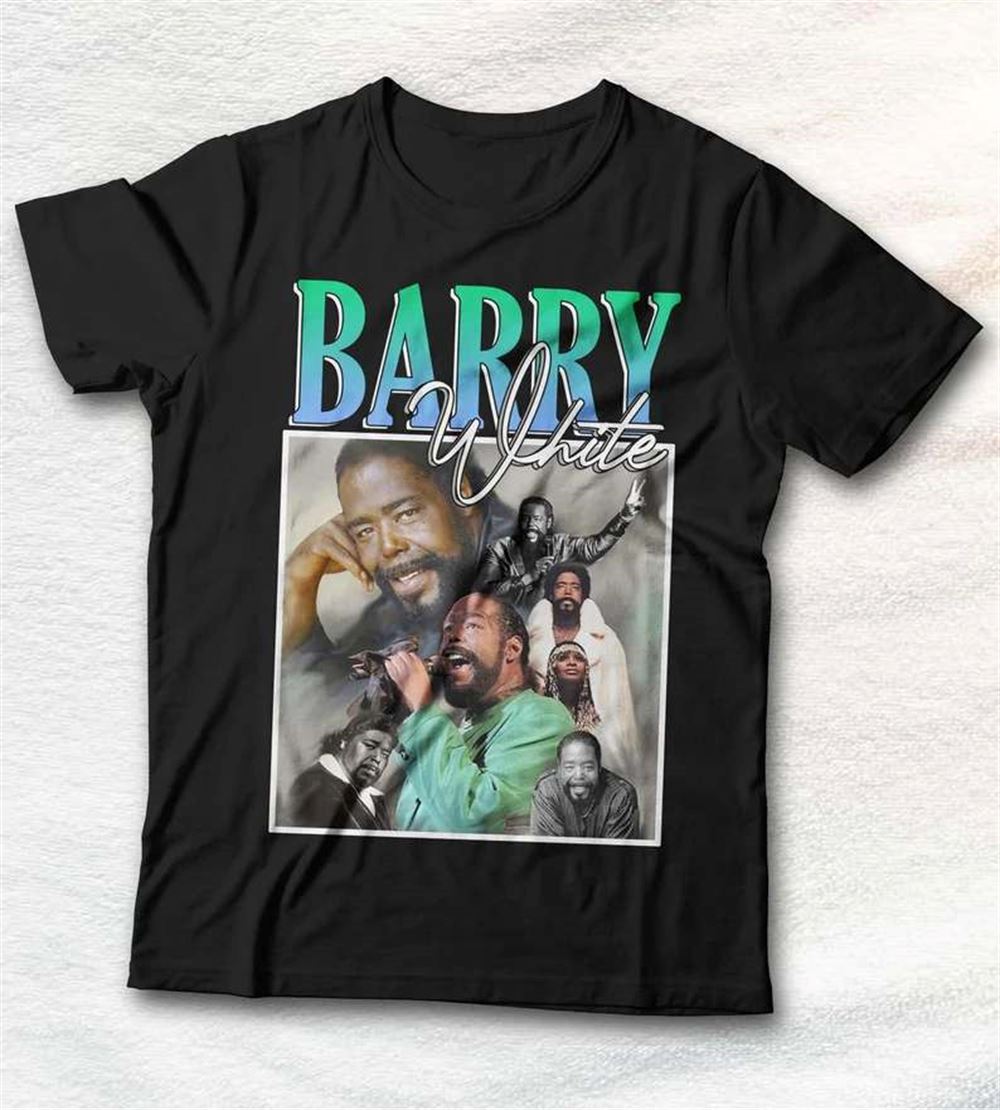 Barry White T Shirt Singer Music Merch Size Up To 5xl