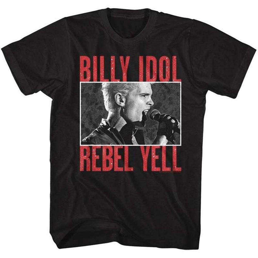 Billy Idol Rebel Yell T Shirt Size Up To 5xl