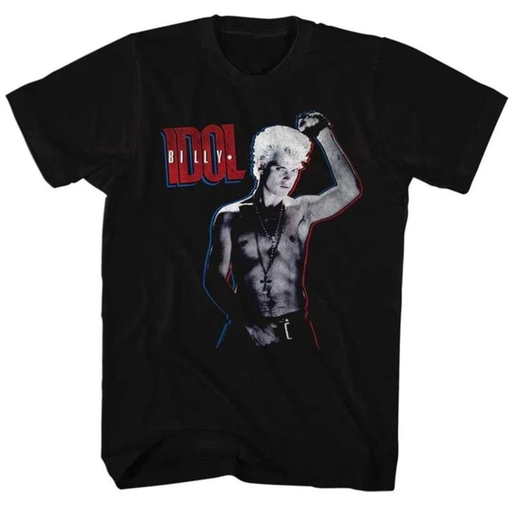 Billy Idol Singer Unisex T Shirt Music Size Up To 5xl