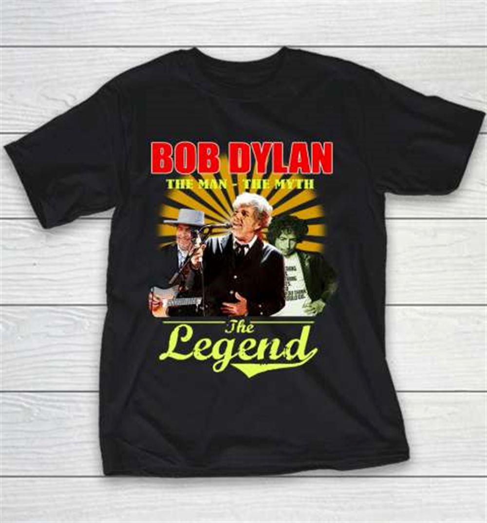 Bob Dylan The Man The Myth The Legend T Shirt Merch Music Singer Size Up To 5xl