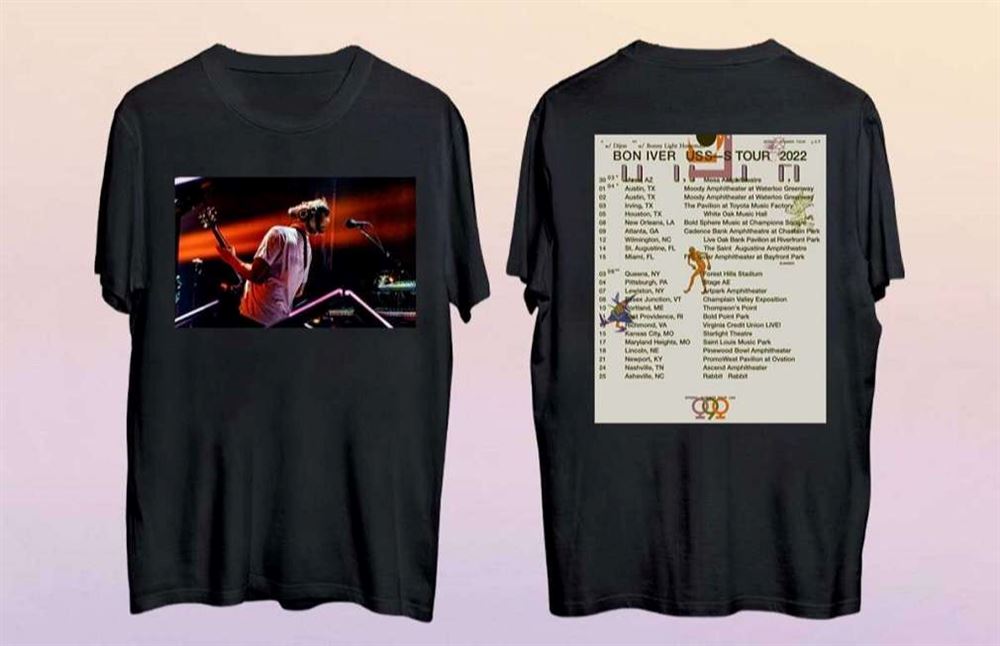 Bon Iver 2022 Us Tour Shirt Music Concert Size Up To 5xl