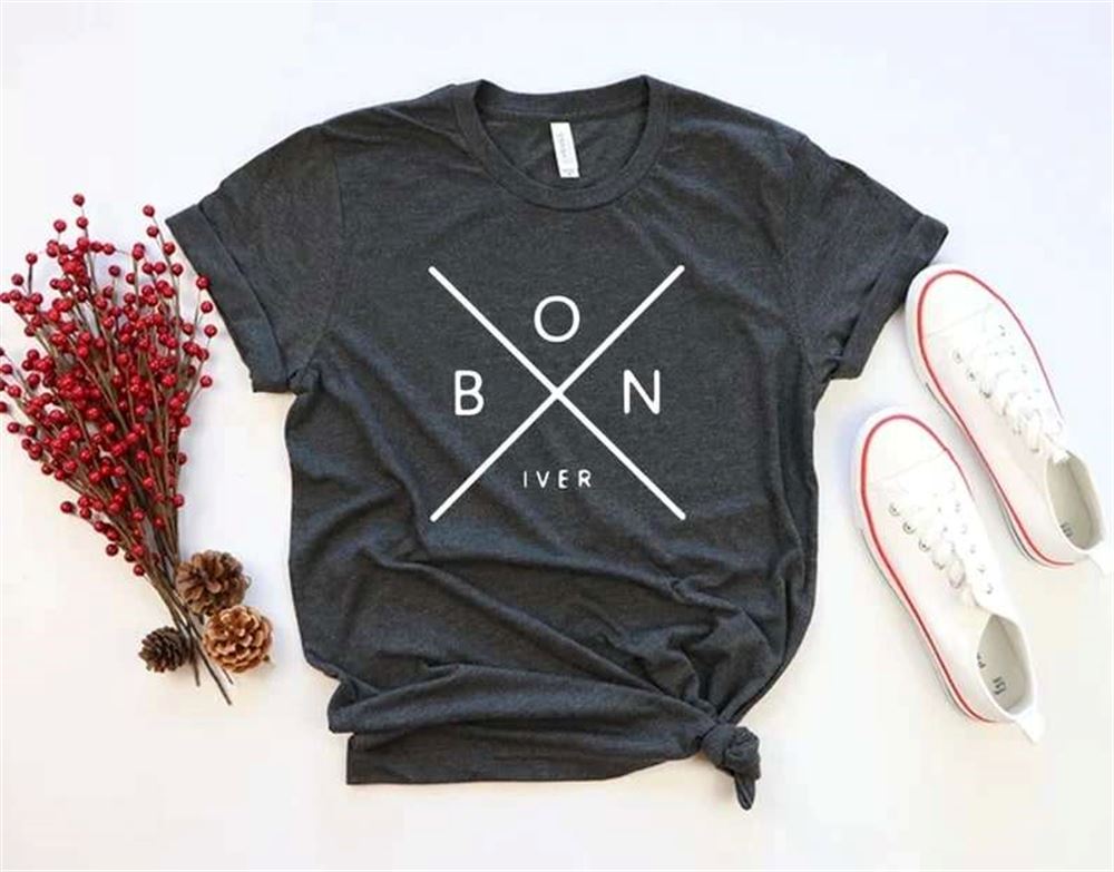 Bon Iver Logo T-shirt Size Up To 5xl