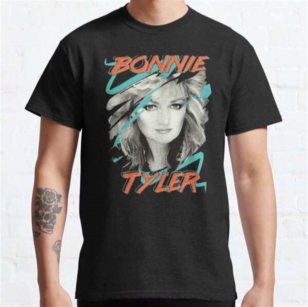 Bonnie Tyler 1980 Singer Music T-shirt Size Up To 5xl