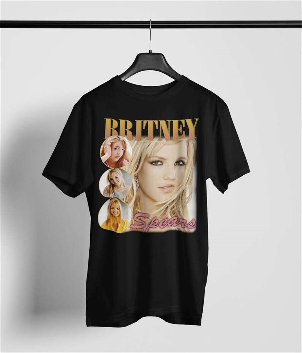 Britney Spears Singer Retro T-shirt Size Up To 5xl