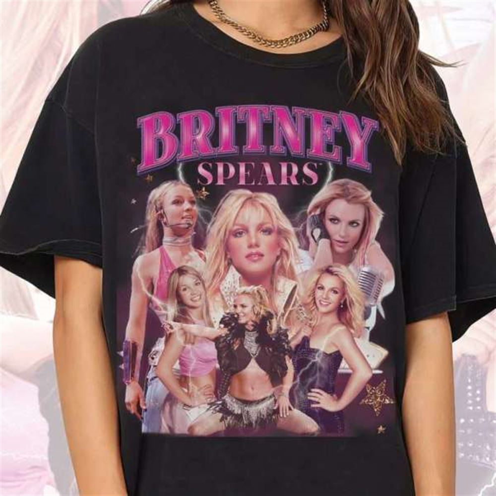 Britney Spears Vintage Graphic T-shirt Size Up To 5xl