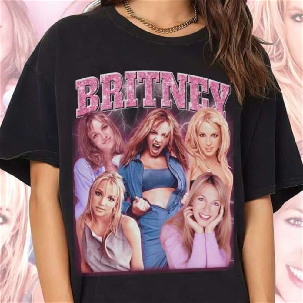 Britney Spears Vintage Style Graphic T-shirt Size Up To 5xl