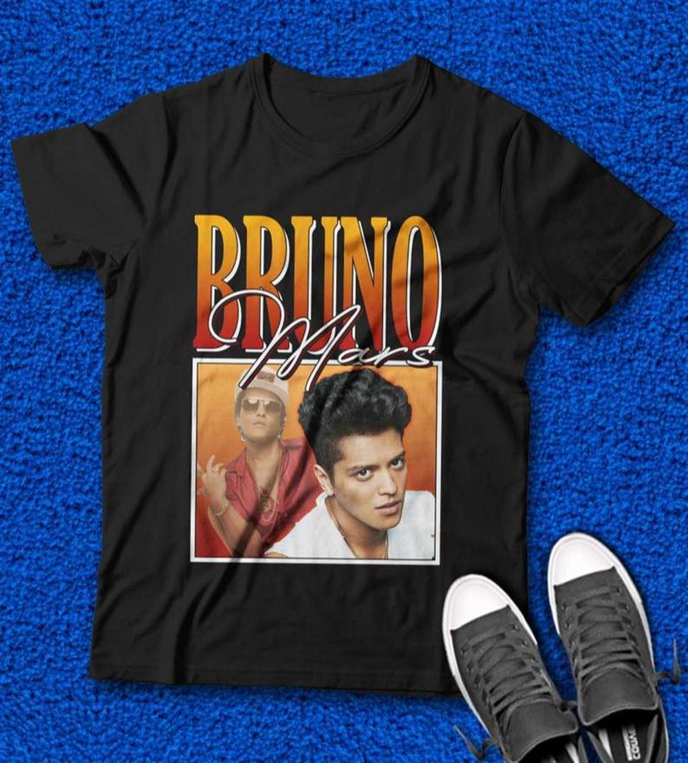 Bruno Mars T Shirt Music Singer Size Up To 5xl