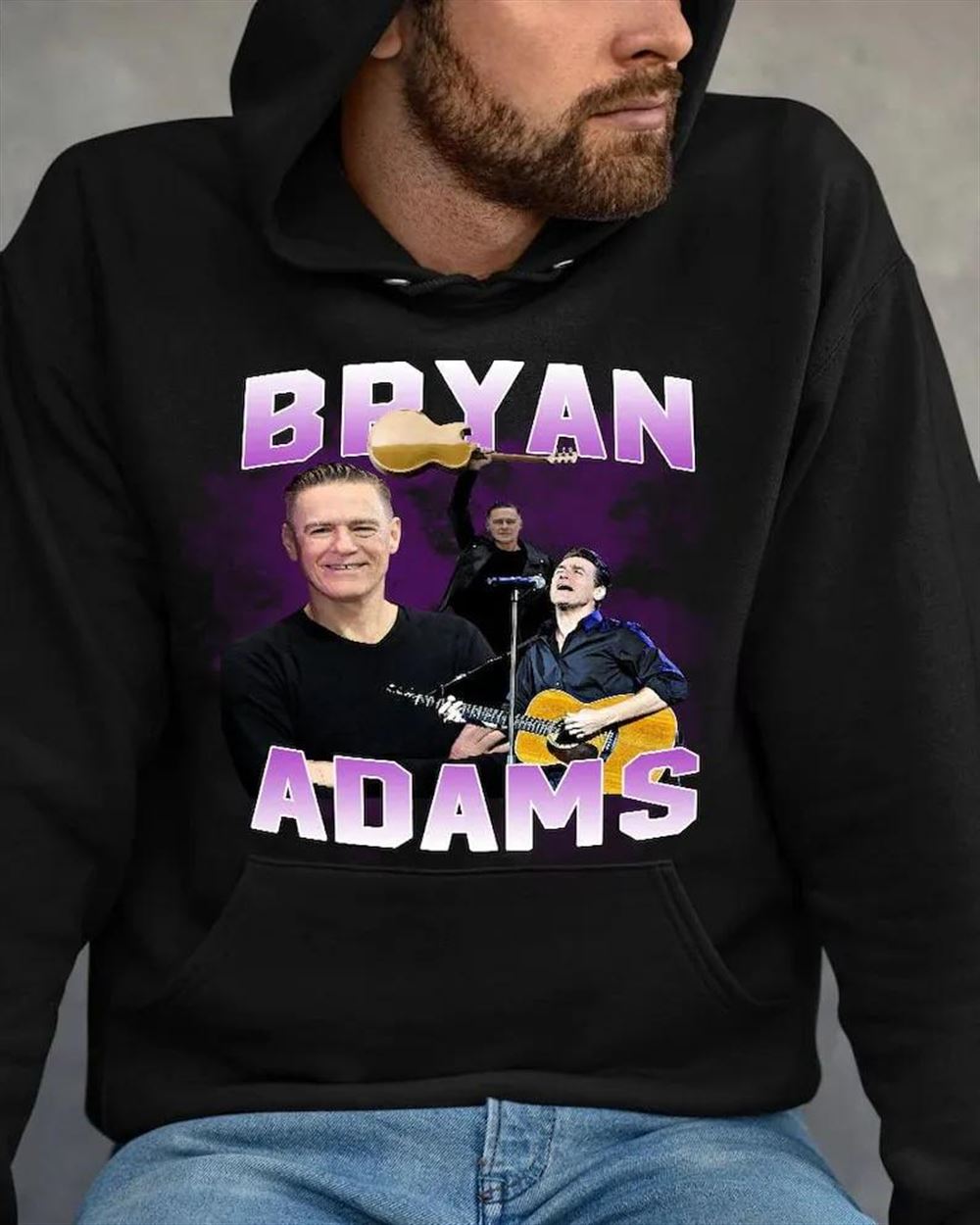 Bryan Adams Guitarist Vintage Style T-shirt Size Up To 5xl