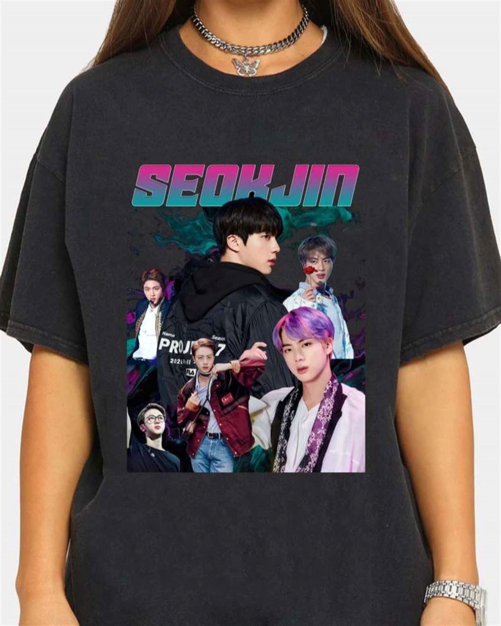 Bts Jin Seokjin T Shirt Music Singer Size Up To 5xl