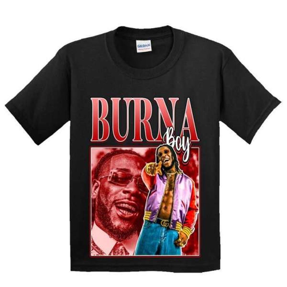 Burna Boy Singer Unisex Graphic T Shirt Size Up To 5xl