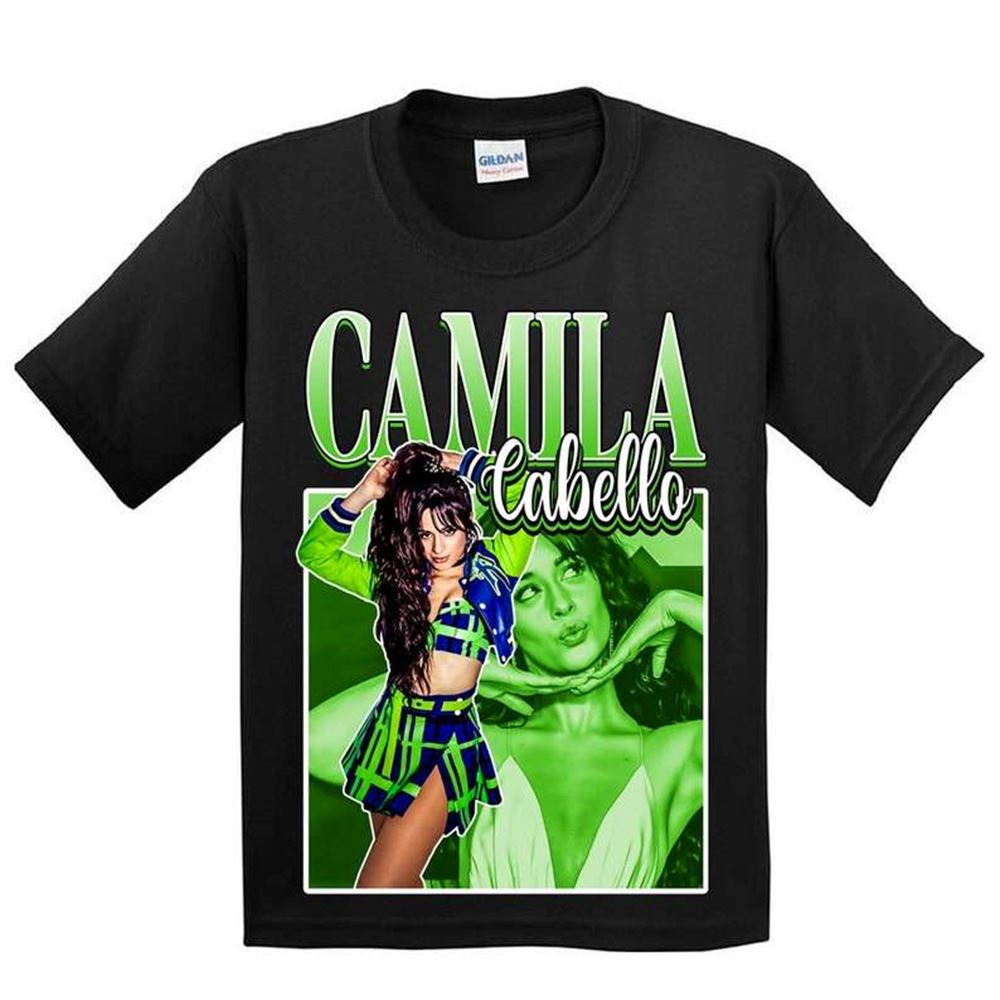 Camila Cabello Singer Vintage Black T Shirt Size Up To 5xl