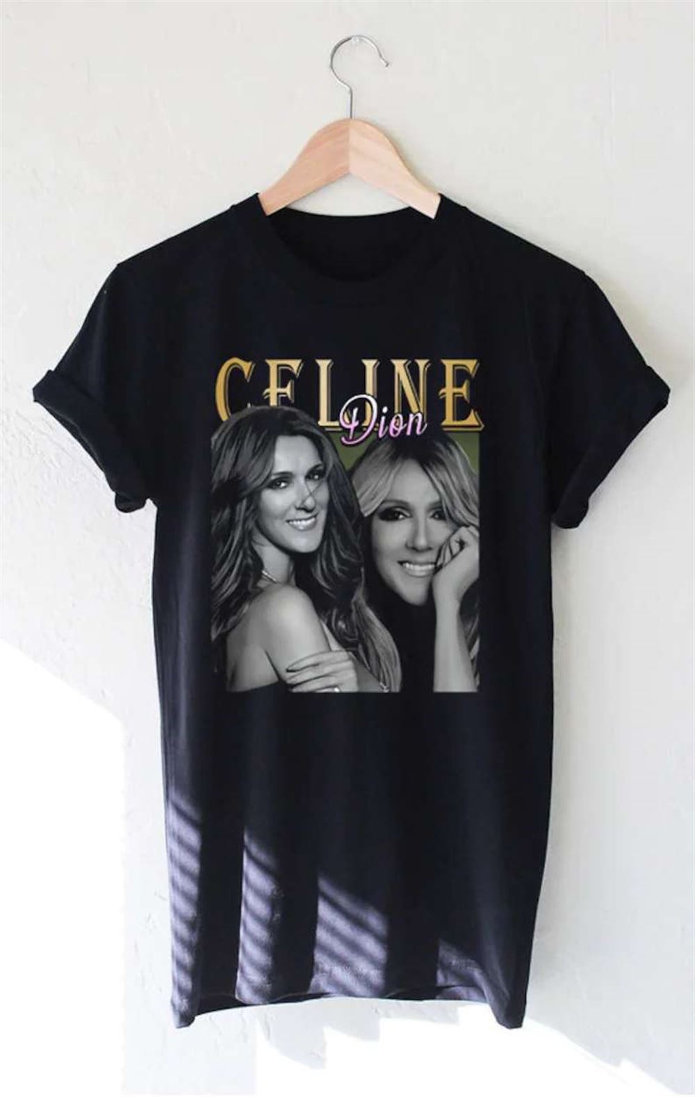 Celine Dion Singer Black Unisex Shirt Size Up To 5xl