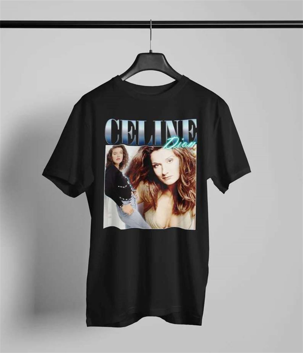 Celine Dion Singer Retro T-shirt Size Up To 5xl