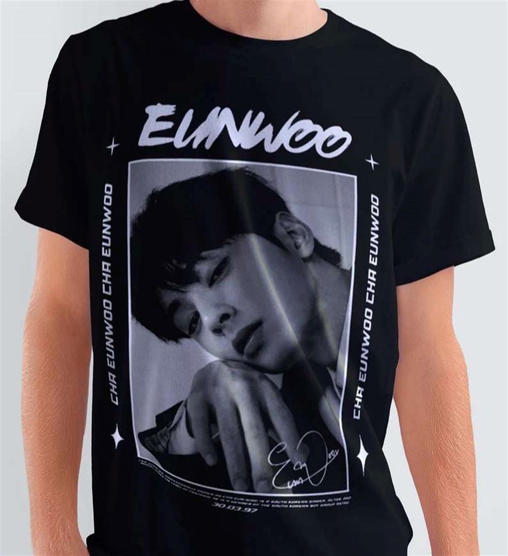 Cha Eunwoo T Shirt Singer Music Size Up To 5xl