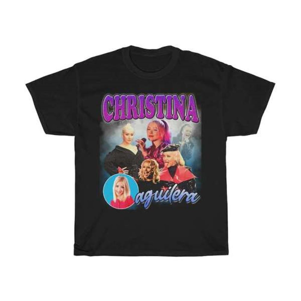 Christina Aguilera Singer T Shirt Merch Size Up To 5xl