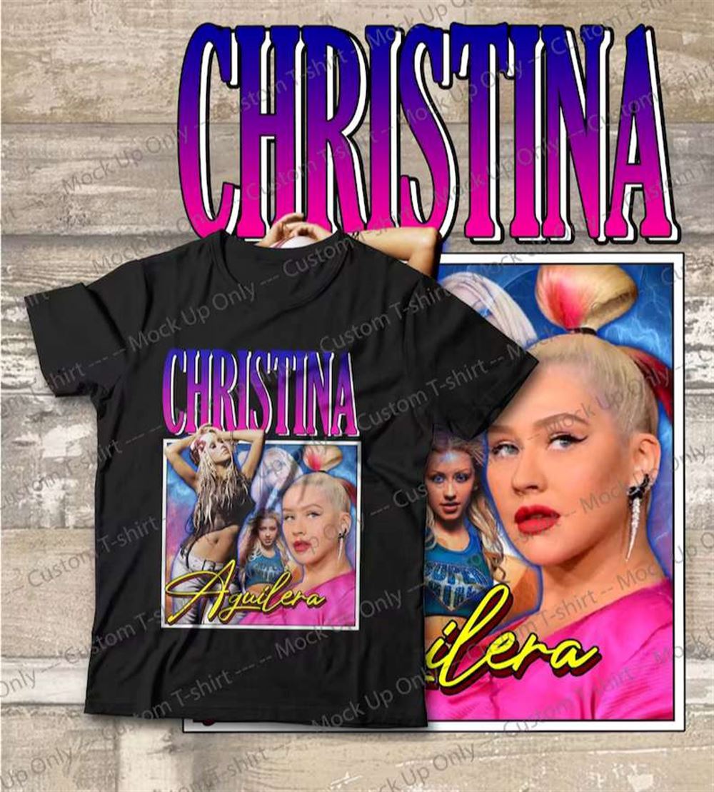 Christina Aguilera T Shirt Music Singer Size Up To 5xl