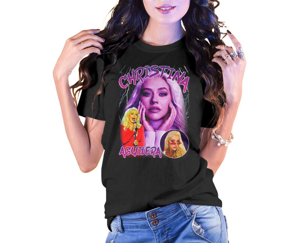 Christina Aguilera Vintage Style T Shirt Size Up To 5xl