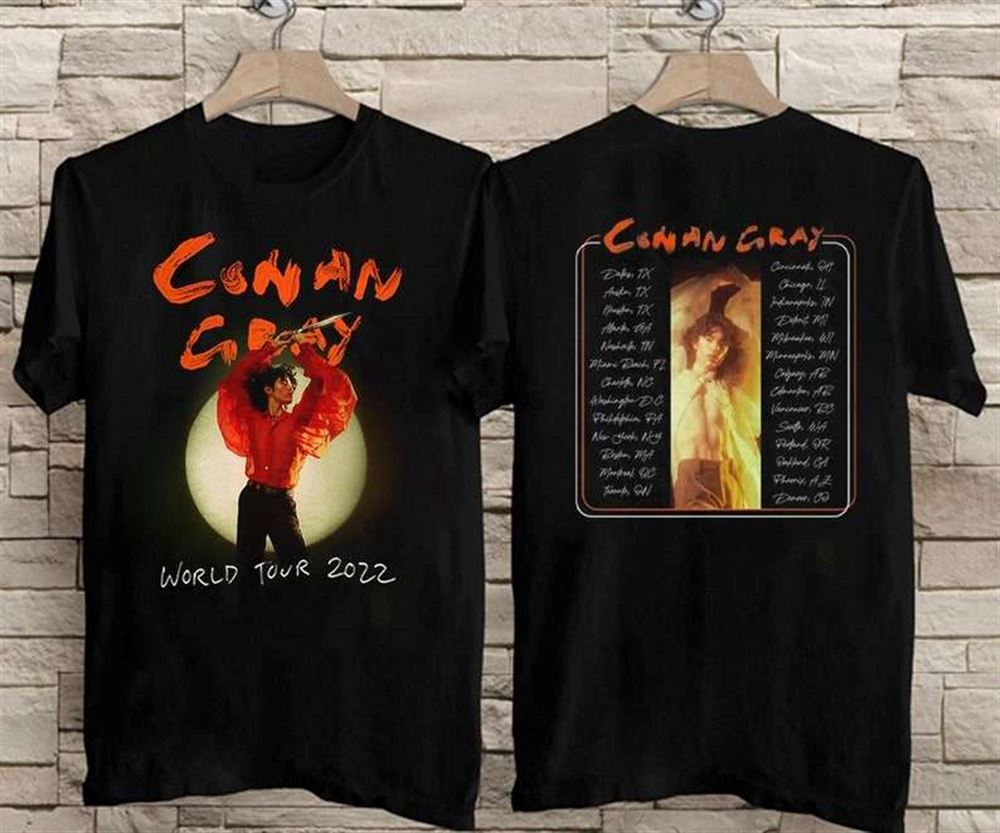 Conan Gray World Tour 2022 Classic T Shirt Size Up To 5xl