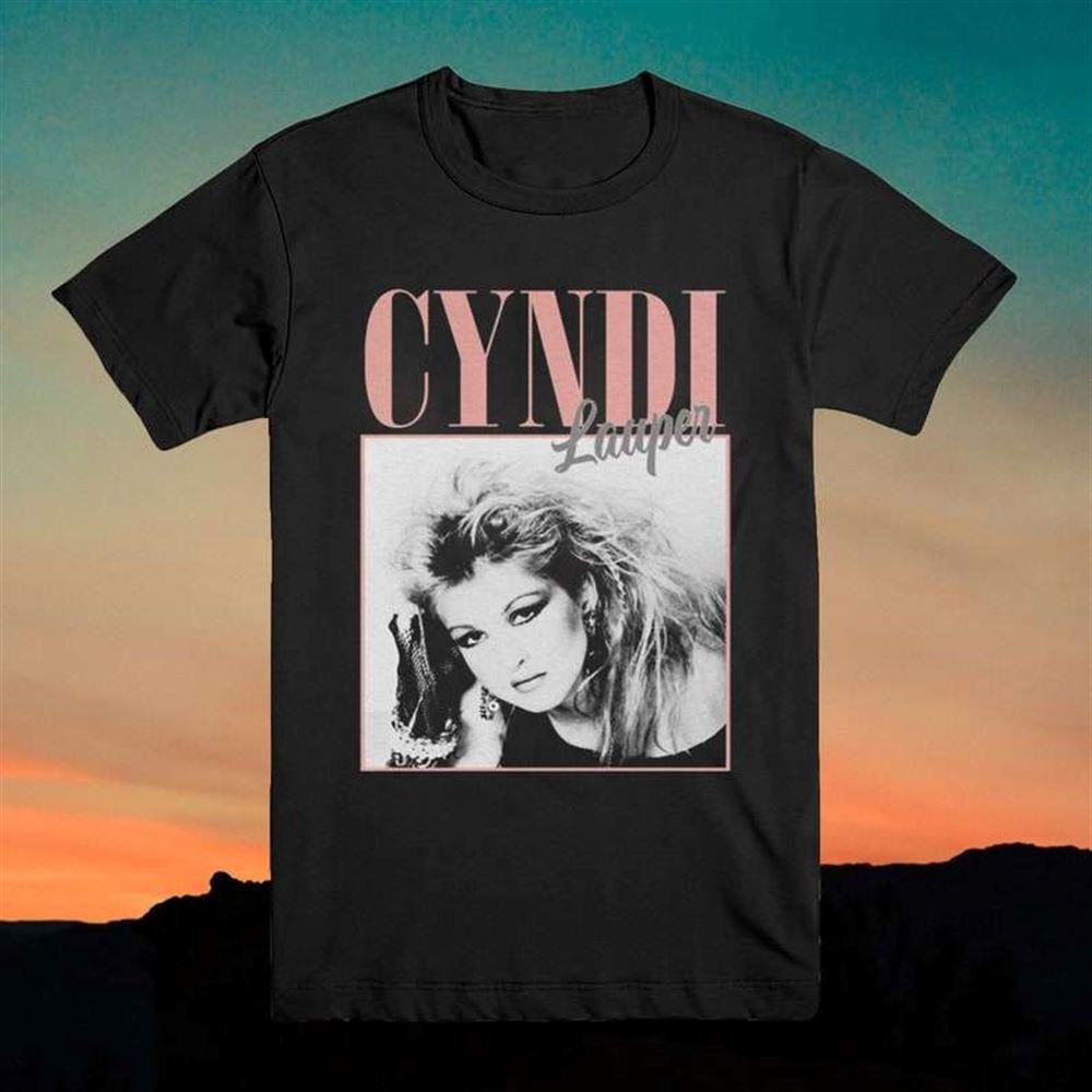 Cyndi Lauper T Shirt Merch Music Singer Size Up To 5xl