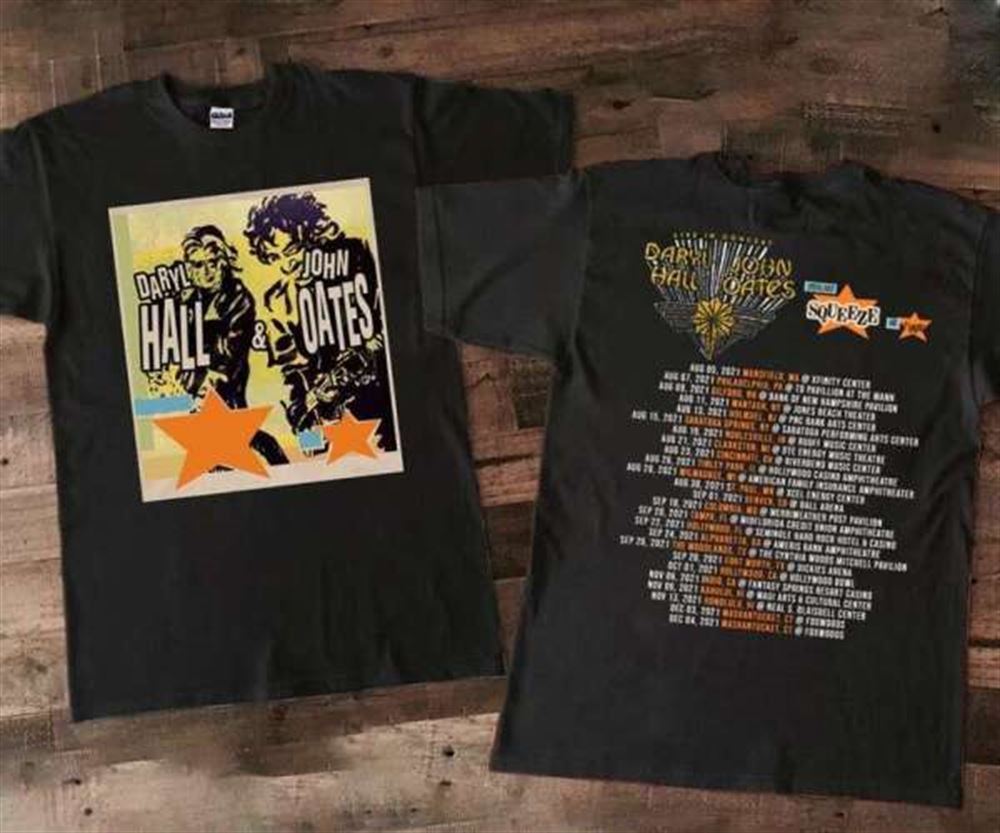 Daryl Hall And John Oates Live In Concert T Shirt S-5xl Size Up To 5xl