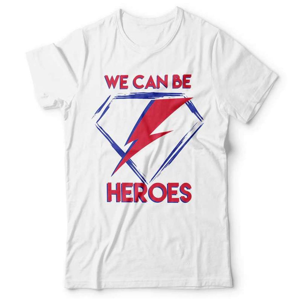 David Bowie Singer We Can Be Heroes T Shirt Size Up To 5xl