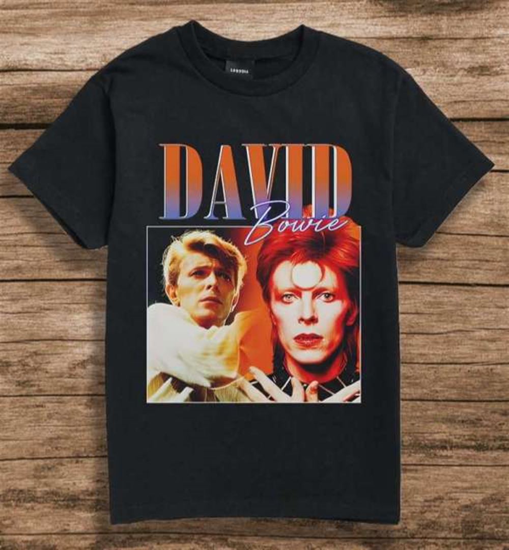 David Bowie Vintage Graphic T Shirt Singer Size Up To 5xl