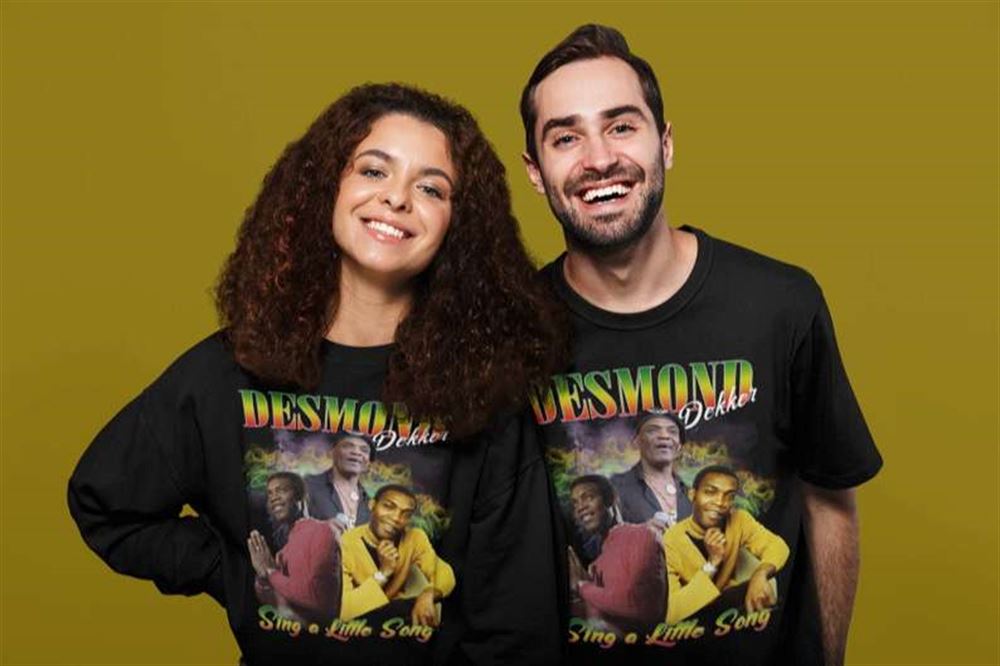 Desmond Dekker Sing A Little Song T Shirt Size Up To 5xl