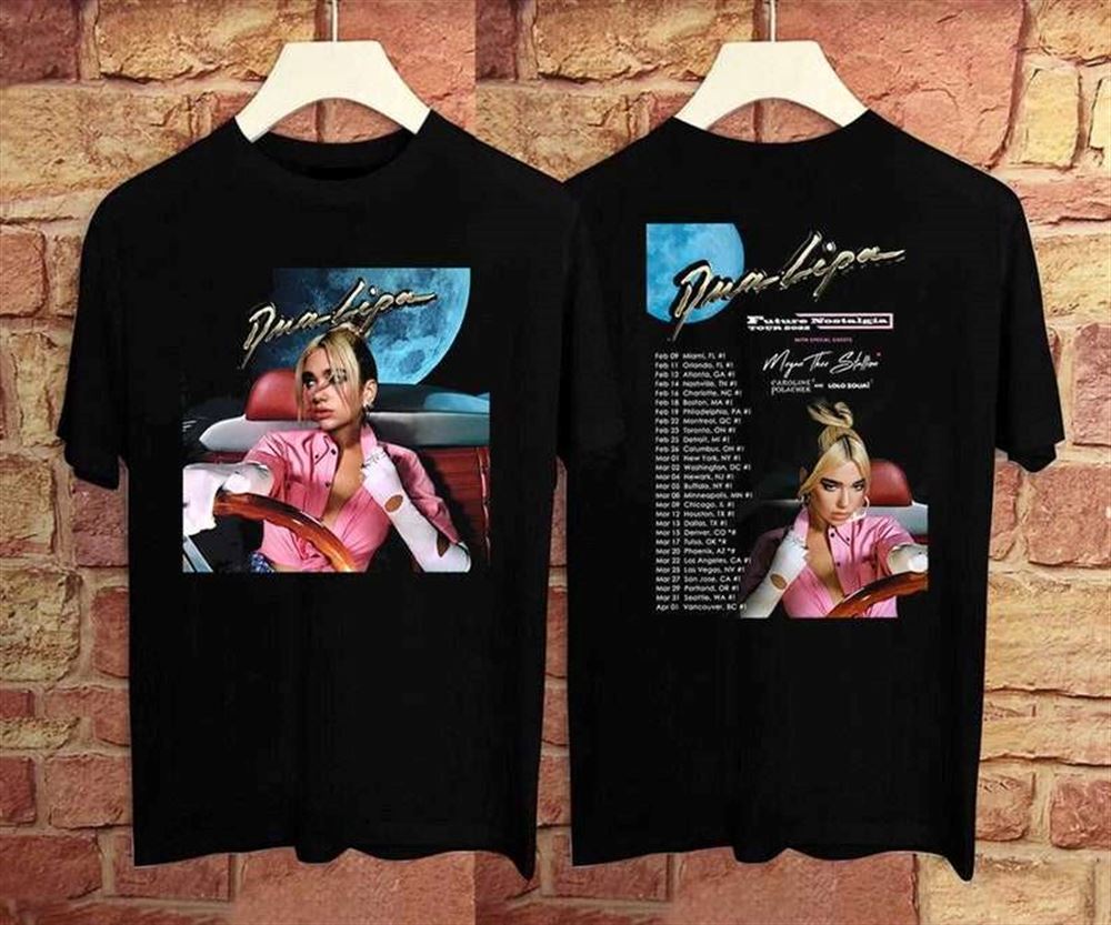 Dua Lipa Future Nostalgia North American Tour 2022 T Shirt Size Up To 5xl