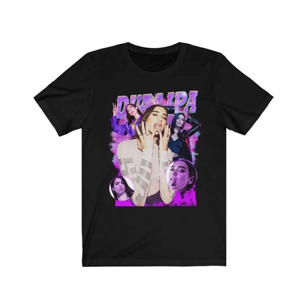 Dua Lipa T Shirt Music Merch Singer Size Up To 5xl