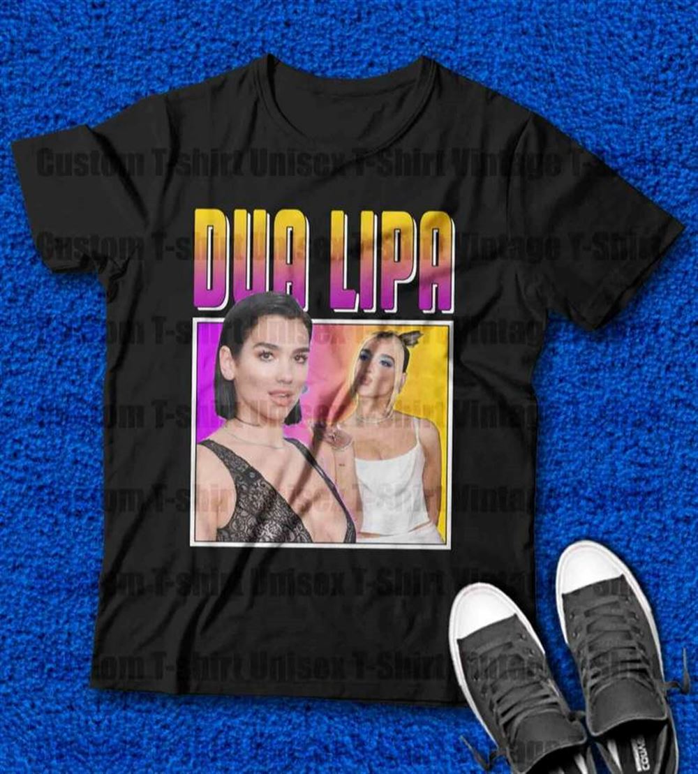 Dua Lipa T Shirt Music Singer Merch Size Up To 5xl