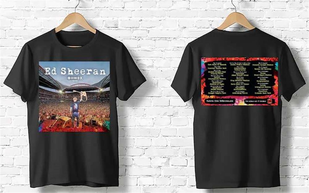 Ed Sheeran 2022 Tour Shirt The Mathletics Concert Size Up To 5xl