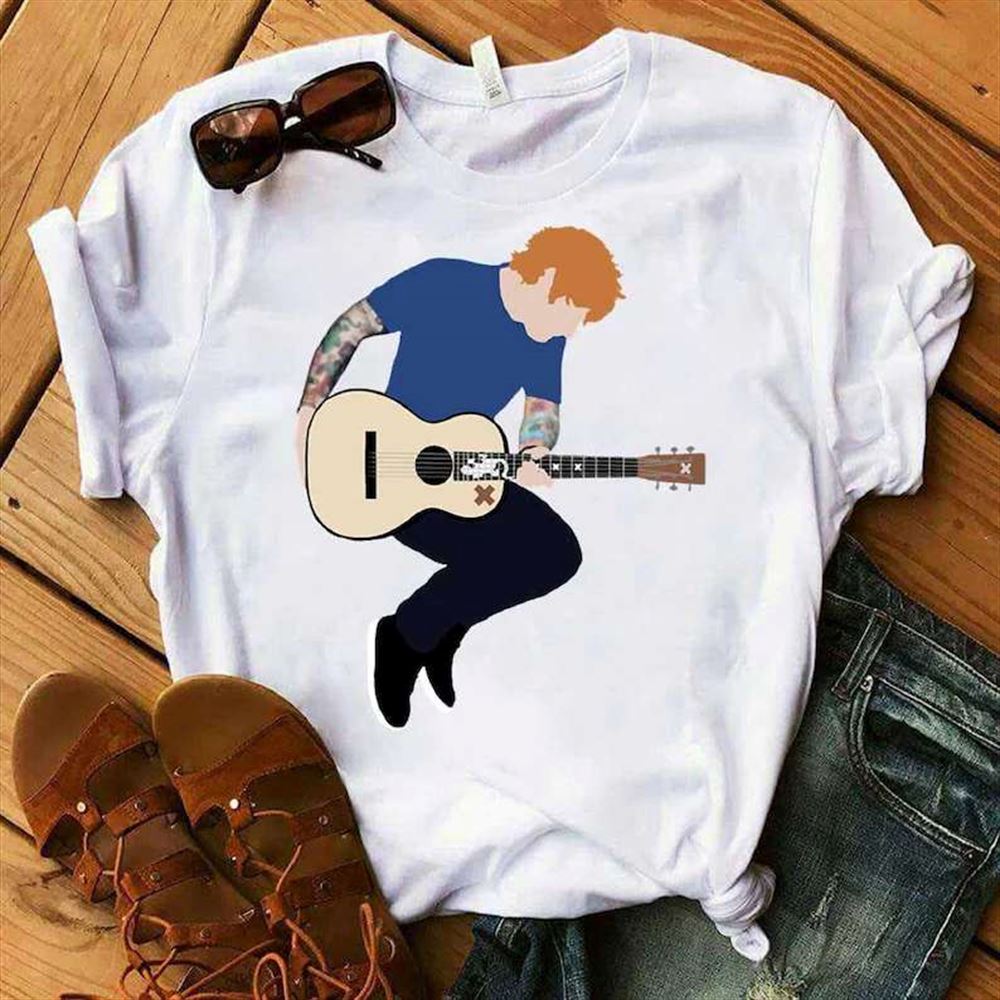 Ed Sheeran Guitar T Shirt Size Up To 5xl