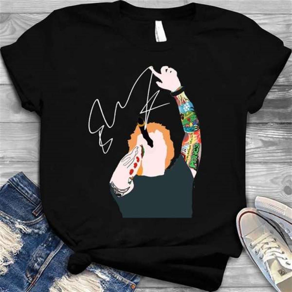 Ed Sheeran Signature Unisex Graphic T Shirt Size Up To 5xl