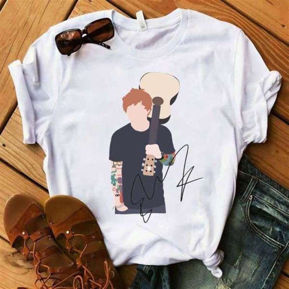 Ed Sheeran Signatures Unisex Graphic T Shirt Size Up To 5xl